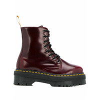 Dr. Martens Bota de couro com cadarço - RED