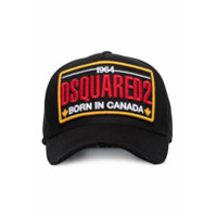 Dsquared2 Boné com logo bordado - Preto