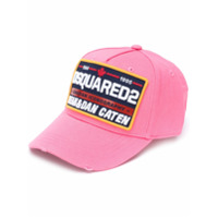Dsquared2 Boné com logo bordado - Rosa