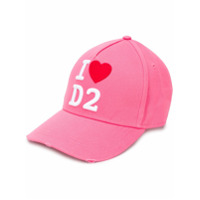 Dsquared2 Boné com logo bordado - Rosa