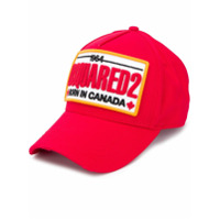 Dsquared2 Boné com logo bordado - Vermelho