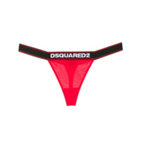 Dsquared2 Calcinha com logo - Vermelho