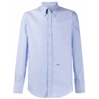 Dsquared2 Camisa com logo bordado - Azul