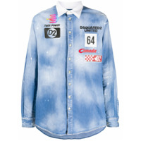 Dsquared2 Camisa jeans Twin Power - Azul