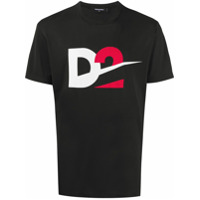 Dsquared2 Camiseta com estampa D2 - Preto