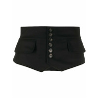 Dsquared2 Cinto com botões - Preto