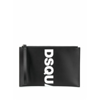 Dsquared2 Clutch com logo - Preto