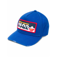 Dsquared2 logo-patch baseball cap - Azul