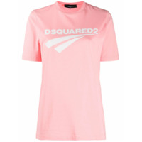 Dsquared2 logo print T-shirt - Rosa