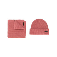 Dsquared2 scarf and beanie hat set - Rosa