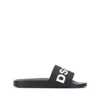 Dsquared2 Slide com logo gravado - Preto