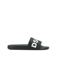 Dsquared2 Slider com logo - Preto