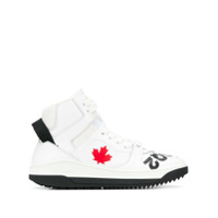 Dsquared2 Tênis cano alto Barkley - Branco