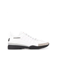 Dsquared2 Tênis com logo bordado - Branco