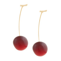 E.M. Par de brincos de cereja - Rosa