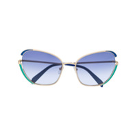 Emilio Pucci Óculos de sol borboleta - Azul