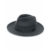 Emporio Armani knitted fedora hat - Cinza