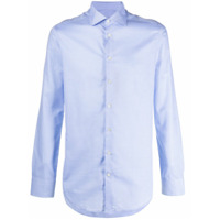 Etro Camisa slim com estampa xadrez - Azul