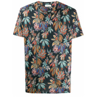 Etro Camiseta mangas curtas floral - Preto