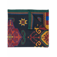 Etro Echarpe com estampa étnica - Verde