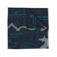 Etro Echarpe com estampa paisley - Azul