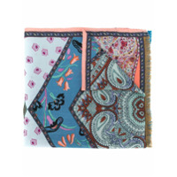 Etro Echarpe com estampa paisley - Azul