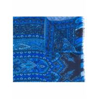 Etro Echarpe com estampa paisley - Azul