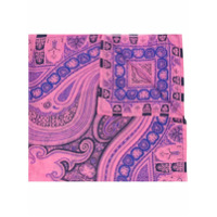 Etro Echarpe com estampa paisley - Roxo