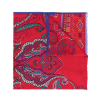 Etro Echarpe com estampa paisley - Vermelho