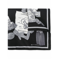 Etro Echarpe com estampa - Preto