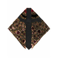 Etro floral-embroidered scarf - Preto