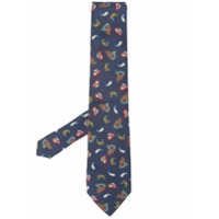 Etro Gravata com estampa paisley - Azul