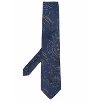 Etro Gravata com estampa paisley - Azul