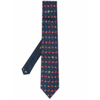 Etro Gravata Don't Stop Playing - Azul