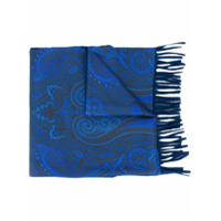 Etro paisley print scarf - Azul