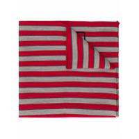 Etro striped wool scarf - Vermelho