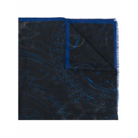 Etro wool/silk blend scarf - Preto