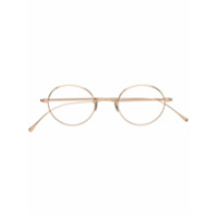 Eyevan7285 oval frame glasses - Dourado