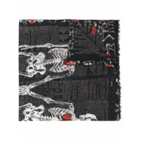 Faliero Sarti Echarpe com estampa - Preto