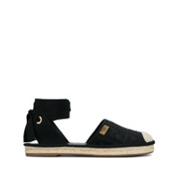 Fendi Espadrille com logo FF - Preto