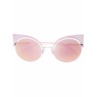 Fendi Eyewear Óculos de sol 'Eyeshine' - Rosa