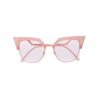 Fendi Eyewear Óculos de sol gatinho - Rosa