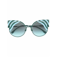 Fendi Eyewear Óculos de sol 'Hypnoshine' - Verde