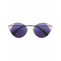 Fendi Eyewear Óculos de sol redondo - Azul