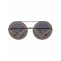Fendi Eyewear Óculos de sol Run Away - Preto