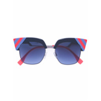 Fendi Eyewear Óculos de sol 'Waves' - Azul