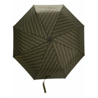 Fendi logo print umbrella - Verde