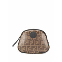 Fendi Necessaire com estampa FF - Marrom