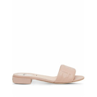 Fendi Slide com logo gravado - Rosa