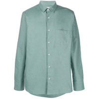 Filippa K Camisa Oxford com patch - Verde